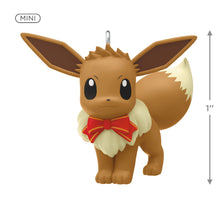 Load image into Gallery viewer, Mini Pokémon Holiday Eevee Ornament, 1&quot;

