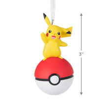 Load image into Gallery viewer, Pokémon Pikachu on Poké Ball Hallmark Ornament
