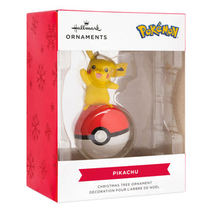 Pokémon Pikachu on Poké Ball Hallmark Ornament