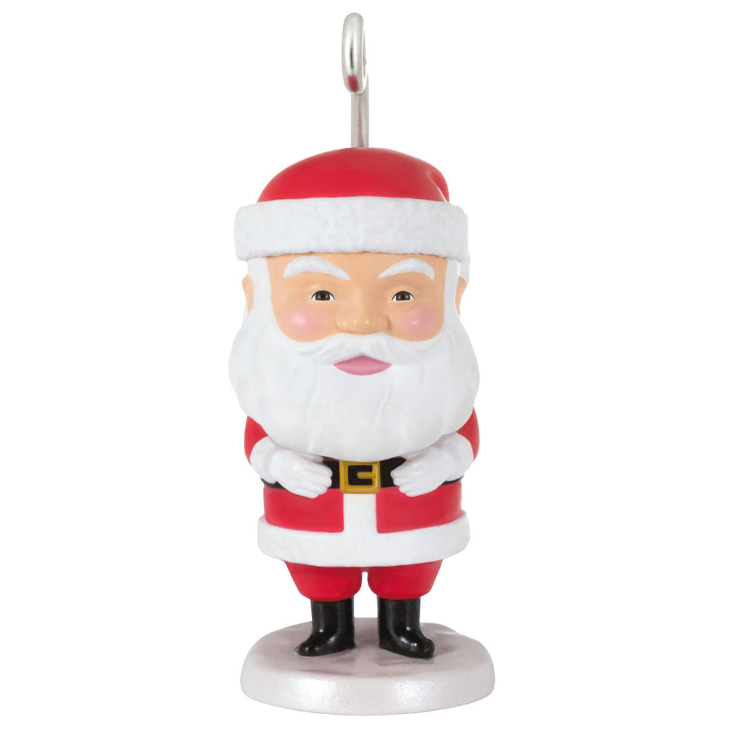 Mini Wiggly Santa Ornament, 1.29