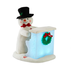 20th Anniversary Sing-Along Showman Snowman Plush With Sound, Light and Motion