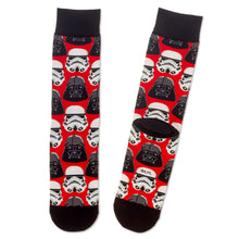 Load image into Gallery viewer, Star Wars™ Darth Vader™ and Stormtrooper™ Helmet Novelty Crew Socks
