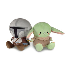 Load image into Gallery viewer, Large Better Together Star Wars: The Mandalorian™ and Grogu™ Magnetic Plush Pair, 10.5&quot;
