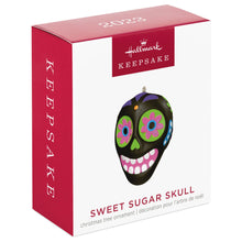 Load image into Gallery viewer, Mini Sweet Sugar Skull Ornament, 1&quot;
