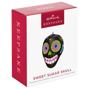 Mini Sweet Sugar Skull Ornament, 1"