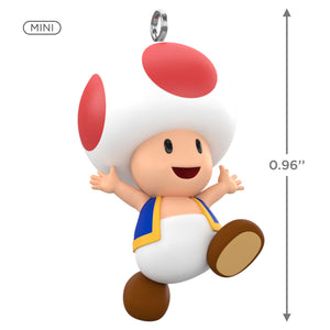 Mini Nintendo Super Mario™ Toad Ornament, 0.96"