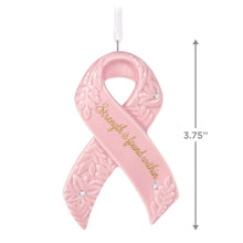 Load image into Gallery viewer, Strength Within Pink Ribbon Porcelain Ornament Benefiting Susan G. Komen®
