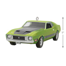 Load image into Gallery viewer, Classic American Cars 1973 Ford Mustang Mach 1 2023 Metal Ornament
