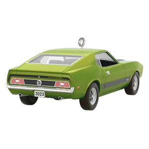 Classic American Cars 1973 Ford Mustang Mach 1 2023 Metal Ornament