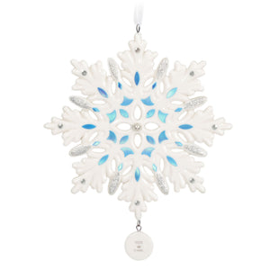 Snowflake 2023 Porcelain Ornament