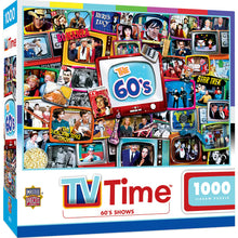 Load image into Gallery viewer, 60&#39;s Shows 1000 Piece Puzzle by Master Pieces
