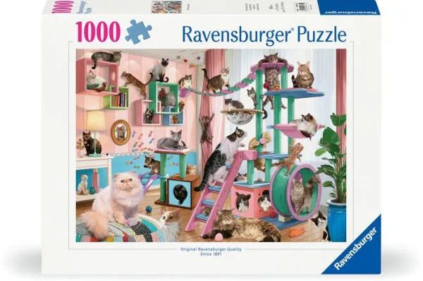 Cat Tree Heaven - 1000 Piece Puzzle by Ravensburger