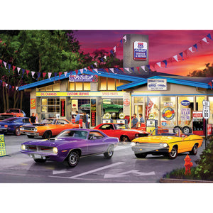 Route 66 Pitstop - 1000 Piece Puzzle by Master Pieces