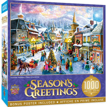Load image into Gallery viewer, Season&#39;s Greetings - Victorian Holidays 1000 Piece Puzzle by Master Pieces
