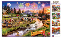 Load image into Gallery viewer, Fireworks on the Mountain 1000 Piece Puzzle by Master Pieces
