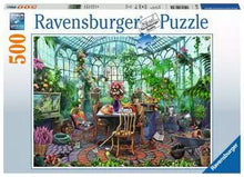 Load image into Gallery viewer, Greenhouse Morning - 500 Piece Puzzle by Ravensburger
