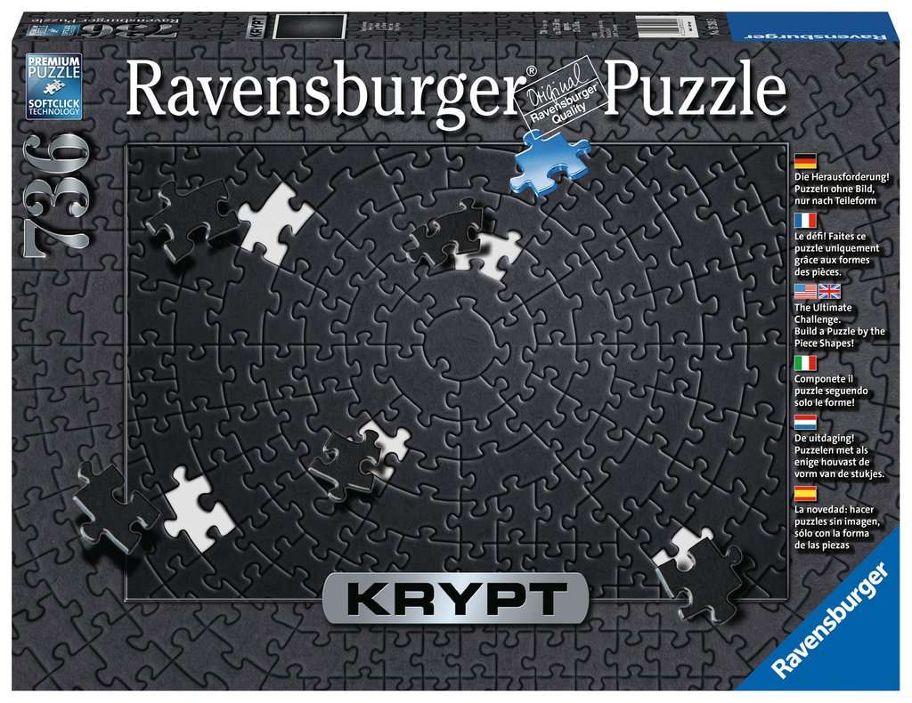 Krypt: Black - 736 Piece Puzzle By Ravensburger