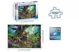 Wolves in The Forest - 1000 Piece Puzzle by Ravensburger