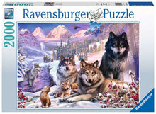 Load image into Gallery viewer, Wolves in the Snow - 2000 Piece Puzzle By Ravensburger

