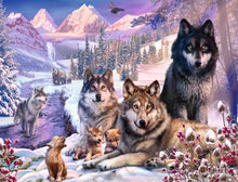 Load image into Gallery viewer, Wolves in the Snow - 2000 Piece Puzzle By Ravensburger
