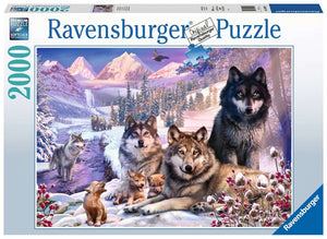 Wolves in the Snow - 2000 Piece Puzzle By Ravensburger