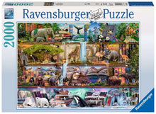 Load image into Gallery viewer, Wild Kingdom Shelves - 2000 Piece Puzzle By Ravensburger

