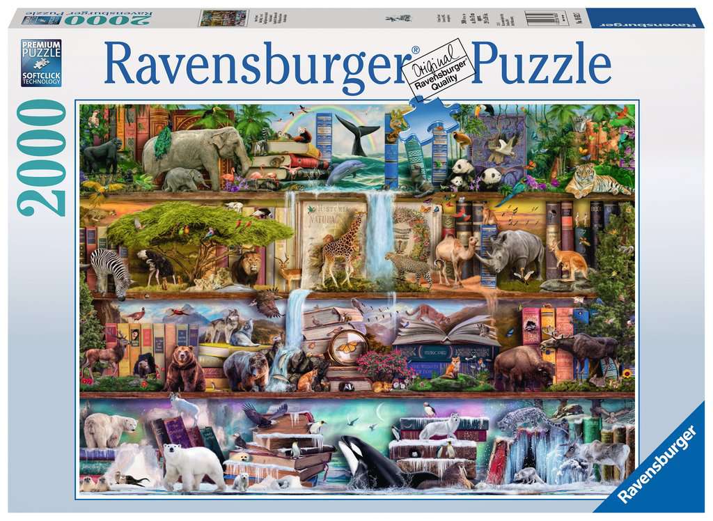 Wild Kingdom Shelves - 2000 Piece Puzzle By Ravensburger
