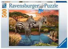 Load image into Gallery viewer, Zebra - 500 Piece Puzzle by Ravensburger

