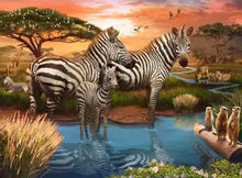 Load image into Gallery viewer, Zebra - 500 Piece Puzzle by Ravensburger
