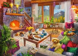 Cozy Cabin - 1000 Piece Puzzle by Ravensburger