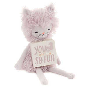 MopTops Cat Stuffed Animal with Board Book