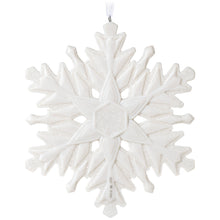Load image into Gallery viewer, 2021 Snowflake Porcelain Ornament
