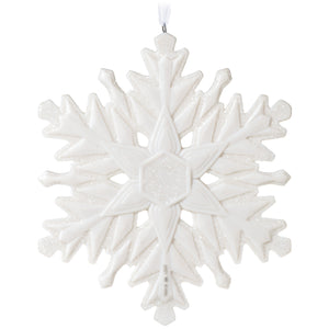 2021 Snowflake Porcelain Ornament