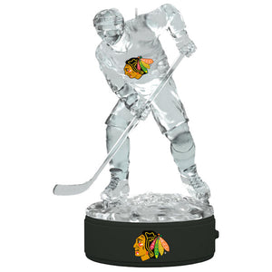 NHL® Chicago Blackhawks® Ice Hockey Player Ornament With Light