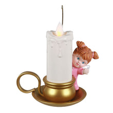 Load image into Gallery viewer, Angelic Candlelight Ornament With Light and Motion
