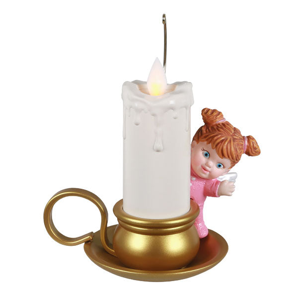Angelic Candlelight Ornament With Light and Motion