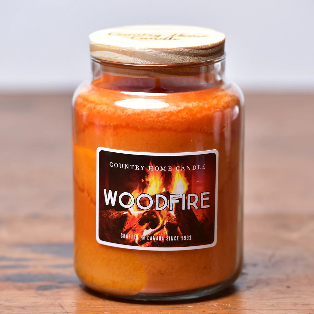 WOODFIRE - COUNTRY HOME CANDLE 26OZ