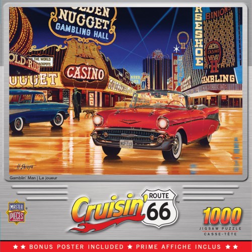 Crusin'66 - Gamblin' Man - 1000 Piece Puzzle by Master Pieces