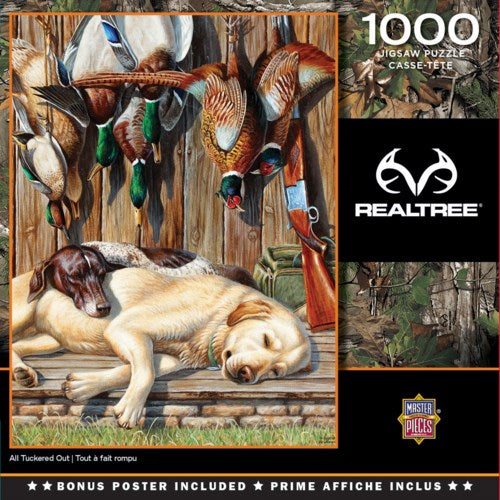 Realtree - All Tuckered Out - 1000 Piece Puzzle by Master Pieces