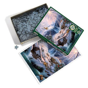 Mystic Falls In Winter - 1000 Piece Puzzle by Cobble Hill
