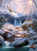 Load image into Gallery viewer, Mystic Falls In Winter - 1000 Piece Puzzle by Cobble Hill
