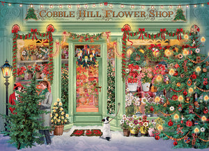 Christmas Flower Shop - 1000 Piece Puzzle by Cobble Hill