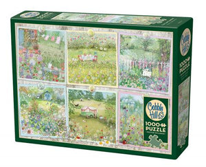 Cottage Gardens - 1000 Piece Puzzle by Cobble Hill