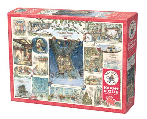 Vrambly Hedge Winter Story - 1000 Piece Puzzle by Cobble Hill