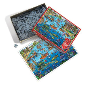 Gone Fishing - 1000 Piece Puzzle by Cobble Hill