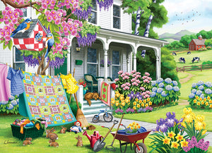 Spring Cleaning - 500 Piece Puzzle by Cobble Hill