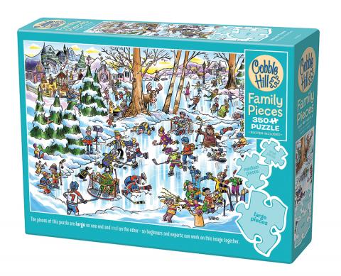 Hockey Town - 350 Piece Puzzle by Cobble Hill