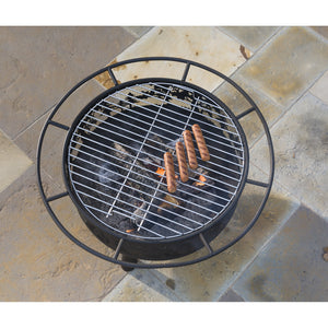 Pine Cone Wood Burning Fire Pit - Black