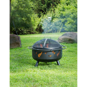 Dragonfly Wood-Burning Fire Pit