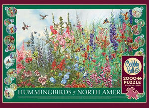 Hummingbirds Of North America - 2000 Piece Puzzle by Cobble Hill